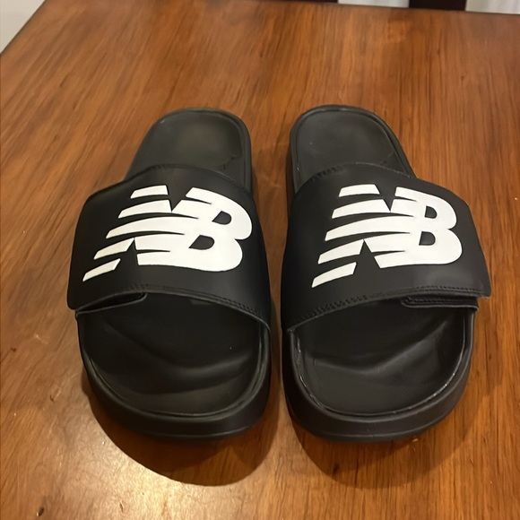 New Balance Slides Sandals Shoes SMA200B1 black adjustable 200 Mens Size 12 main image 7